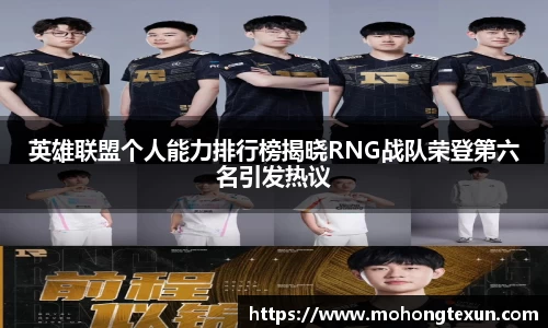 英雄联盟个人能力排行榜揭晓RNG战队荣登第六名引发热议